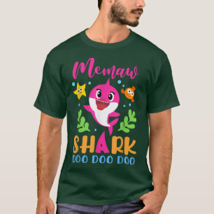 T-shirt Memaw SharkMemaw Shark Famille d'amoureux du requi