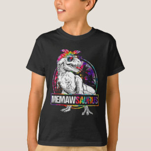 T-shirt Memawsaurus dinosaure Memaw Saurus famille apparie
