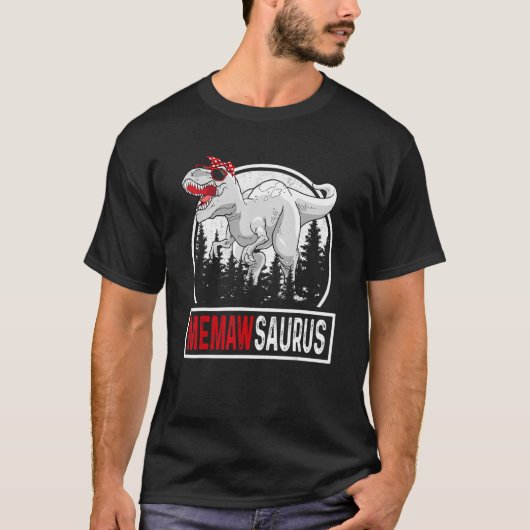 T-shirt Memawsaurus Memaw Saurus Rex fête d'anniversaire (Devant)