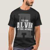T-shirt Membre à vie de l'équipe Alvin (Devant)