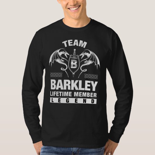 T-shirt Membre à vie de l'équipe Barkley (Devant)