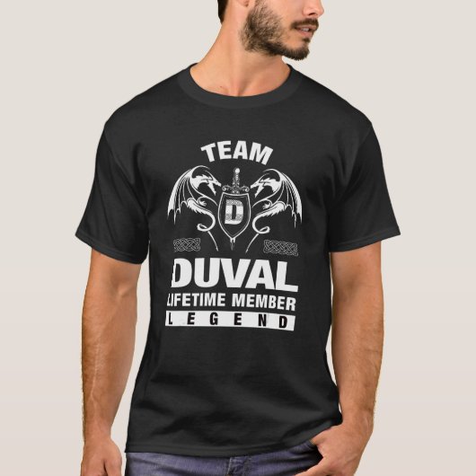 T-shirt Membre à vie de l'équipe Duval (Devant)