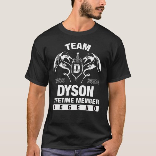 T-shirt Membre à vie de l'équipe Dyson (Devant)