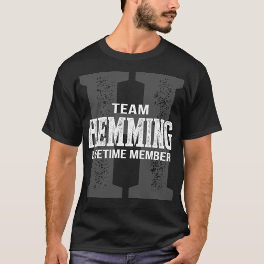 T-shirt Membre à vie de l'équipe HEMMING (Devant)