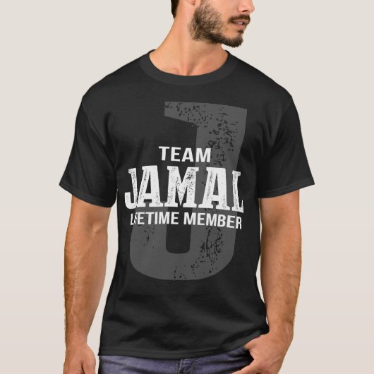 T-shirt Membre à vie de l'équipe Jamal (Devant)