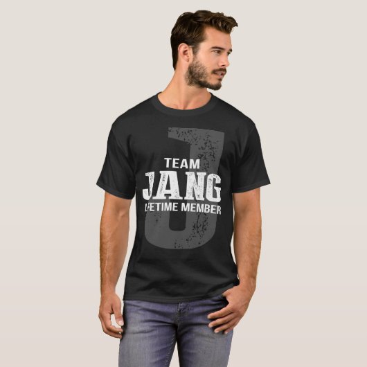 T-shirt Membre à vie de l'équipe JANG (Devant entier)