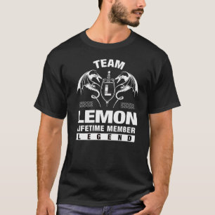 T-shirt Membre à vie de l'équipe Lemon
