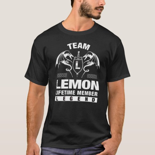 T-shirt Membre à vie de l'équipe Lemon (Devant)