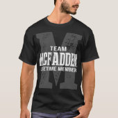 T-shirt Membre à vie de l'équipe MCFADDEN (Devant)