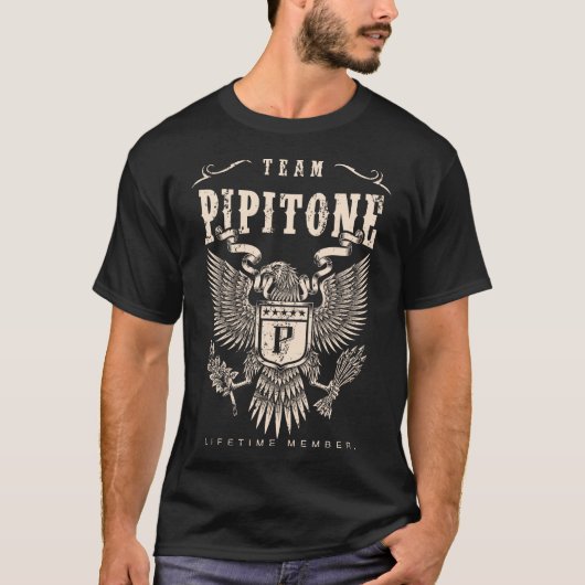 T-shirt Membre à vie de l'ÉQUIPE PIPITONE. (Devant)