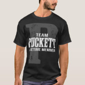 T-shirt Membre à vie de l'équipe PUCKETT (Devant)