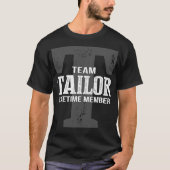 T-shirt Membre à vie de l'équipe TAILOR (Devant)