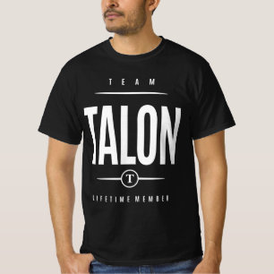 T-shirt Membre à vie de l'équipe Talon Nom personnalisé
