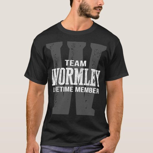 T-shirt Membre à vie de l'équipe WORMLEY (Devant)