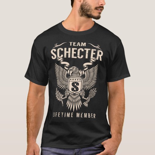 T-shirt Membre à vie de Team SCHECTER (Devant)