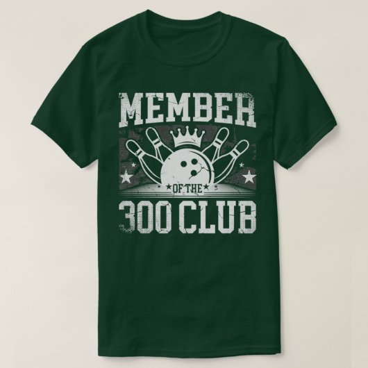 T-shirt Membre Bowling Du Club T 300 (Design devant)
