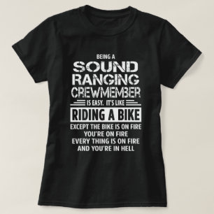 T-shirt Membre de l'équipage de l'angle sonore
