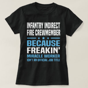 T-shirt Membre de l'équipage de pompiers indirects de l'in