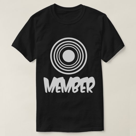 T-shirt Membre de l'équipe cible Classique (Design devant)
