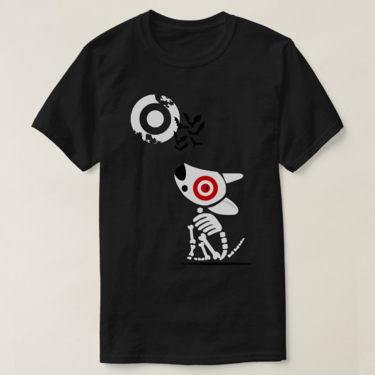 T-shirt Membre de l'équipe de Chien à Bullseye (Design devant)