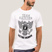 T-shirt Membre de l'équipe Fletcher à vie (Devant)