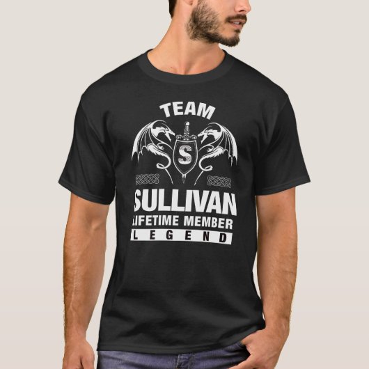T-shirt Membre de l'équipe Sullivan à vie (Devant)