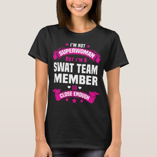 T-shirt Membre de l'équipe SWAT (Devant)