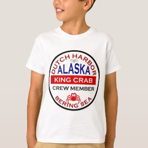 T-shirt Membre d'équipage d'Alaska limule de port