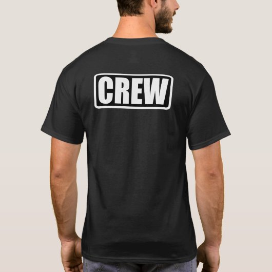 T-shirt Membre d'équipage - Personnel de l'équipe d'événem (Dos)