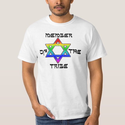 T-shirt Membre des chemises de tribu (Devant)