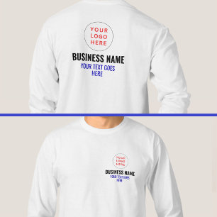T-shirt Membre du logo d'impression avant et arrière Man