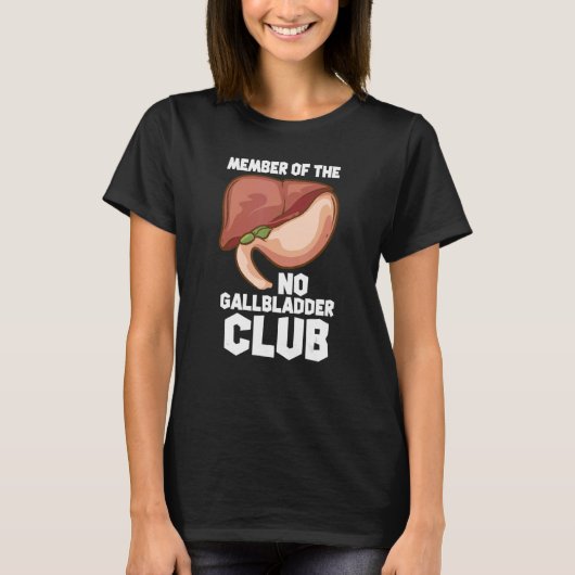 T-shirt Membre Du No Gallbladder Club Gallbladder Remo (Devant)