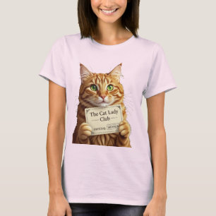 T-shirt Membre Officiel du Club des Dames aux Chats