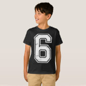 T-shirt Mème 7 Numéro 67 Six Sept (Devant entier)