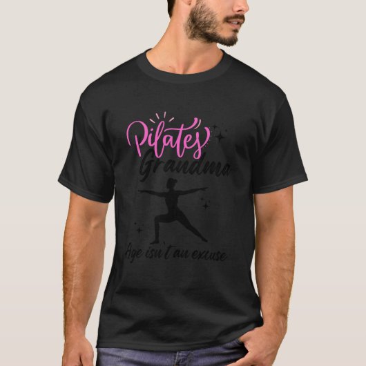 T-shirt Mémé active fait du Pilates (Devant)
