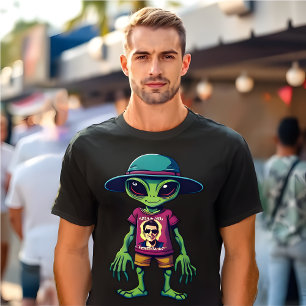 T-shirt Mème Alien amusant "Qui est l’Alien maintenant ?" 