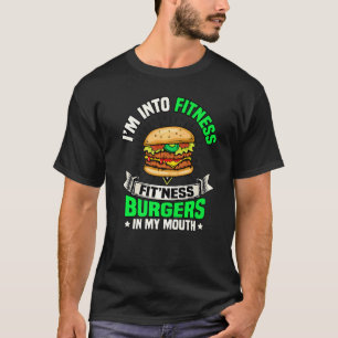 T-shirt Mème alimentaire amusant Je suis dans les hamburge