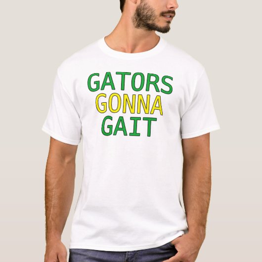 T-shirt mème Alligator Va Marcher Bizarrement (Devant)