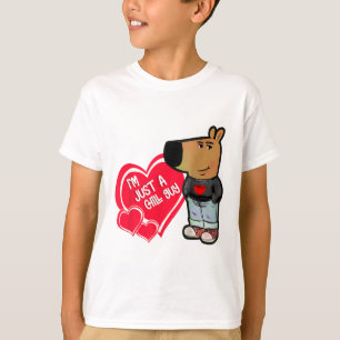 T-shirt Mème amusant Je suis juste un type de frissons Val