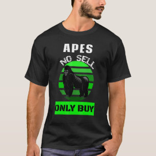 T-shirt Mème amusant Stock Gamestonk Green Retro Sunset La