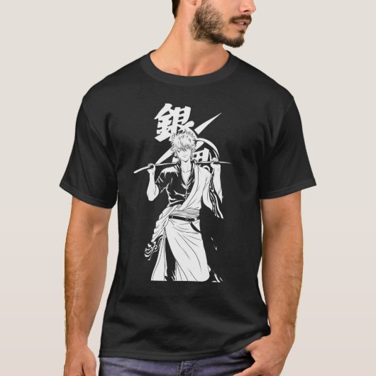 T-SHIRT MÈME ANIME GINTOKI MANGA (Devant)