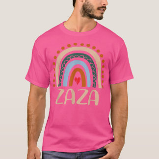 T-shirt Mémé arc-en-ciel Zaza Mignonne Fête des mères Drôl