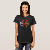 T-shirt Mémé bénie Plaid Léopard Buffle Mémé (Devant entier)