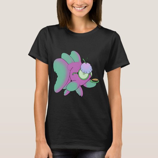 T-shirt Mémé branchies (Devant)