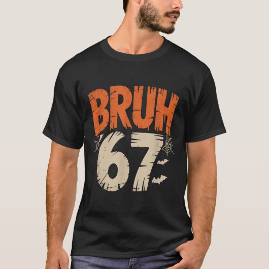 T-shirt Mème Bruh Halloween 67 (Devant)