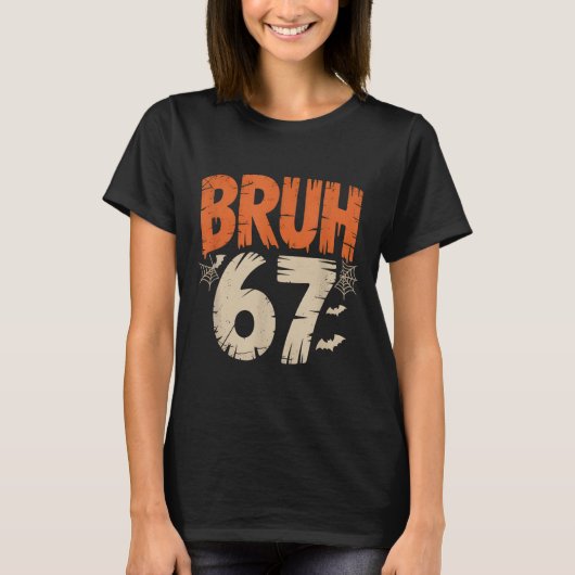T-shirt Mème Bruh Halloween 67 (Devant)