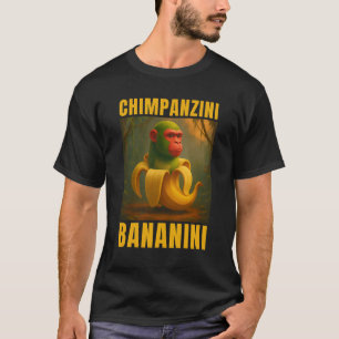 T-shirt Mème Chimpanzini Bananini Italian Brainrot