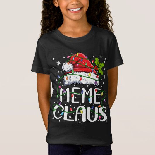 T-Shirt Mème Claus Noël Père Noël Famille de jumelage de c (Devant)