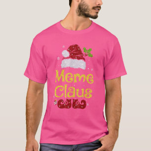 T-shirt Mème Claus Noël Pyjama Famille Correspondant Noël
