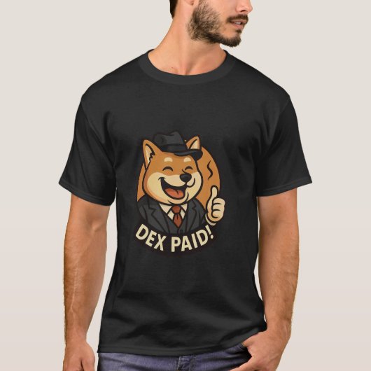 T-shirt Meme Coins Dex Paid Crypto Alert Design (Devant)